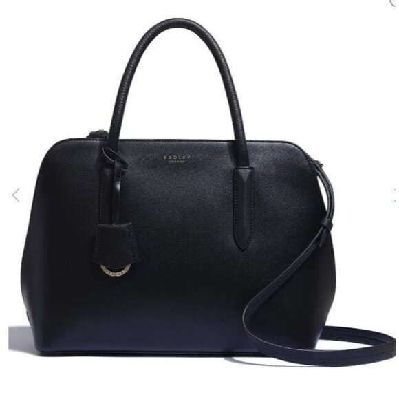 RADLEY Liverpool Street 2.0 leather multi-way satchel crossbody - Black (Used) - Picture 1 of 14